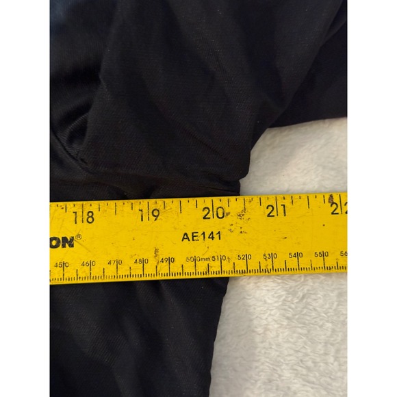 Converse One Star Moto Jacket L Black Zip Biker Style Quilted Shoulder Target - Picture 12 of 14